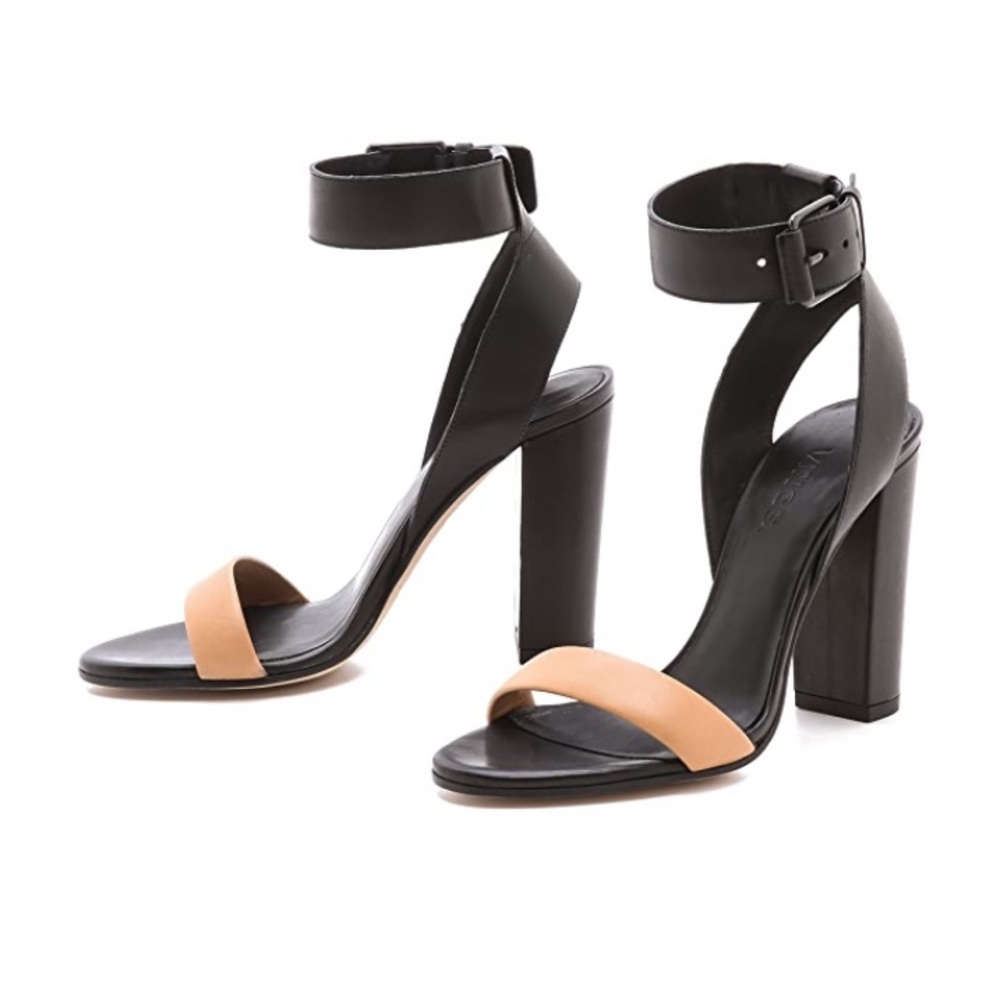 Vince 🖤 Alexa leather sandal heels Shopbop $375